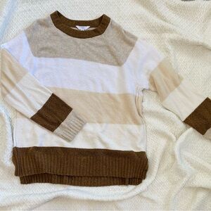 Women's XXXL Striped Sweater